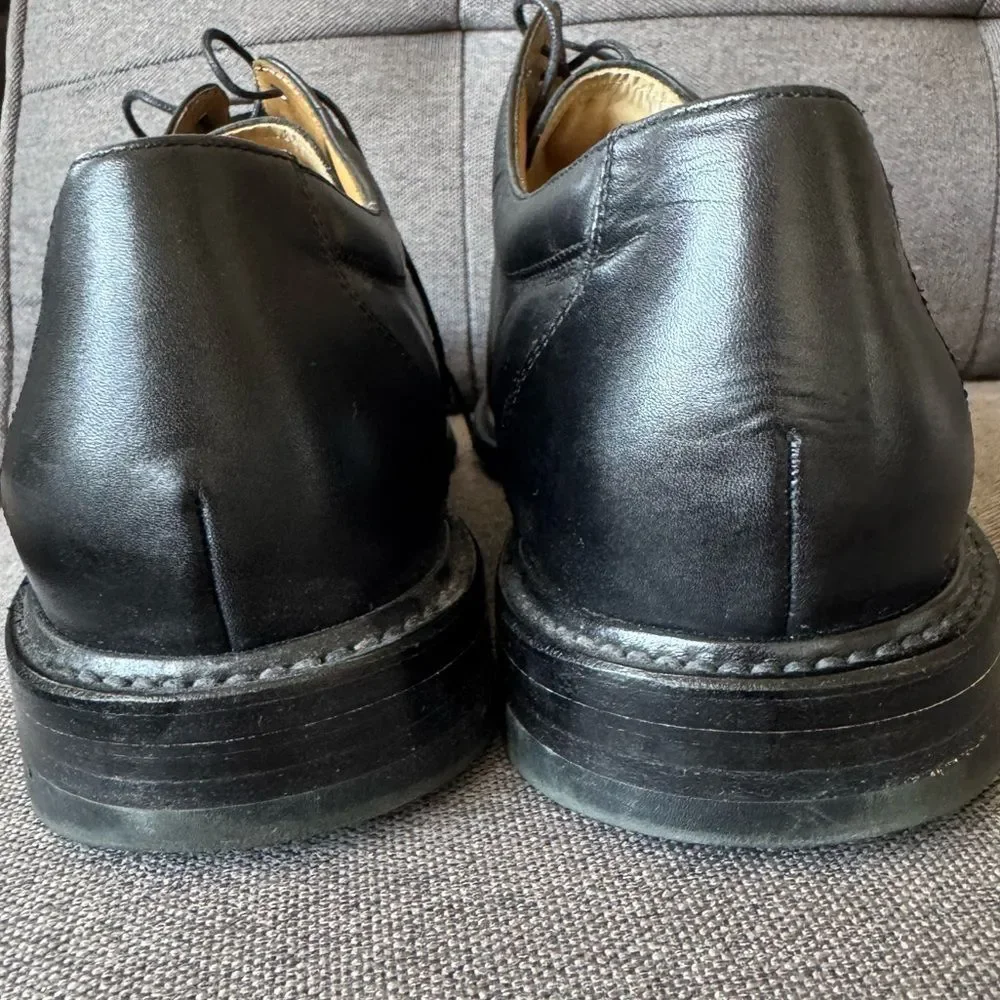 Van Bommel Men’s Black Leather Dress‎ Shoes Size 9.5 Made in Netherlands